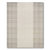 Grey Plaid Geometric Area Rug
