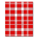 Buffalo Check Red and White Plaid Area Rug