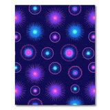 Neon Starburst Geometric Area Rug