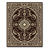 Ornate Traditional Persian Medallion Rug