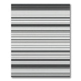 Striped Geometric Modern Black White Striped Geometric Area Rug