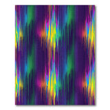 Vibrant Neon Abstract Area Rug