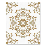 Gold Mandala Ornate Area Rug