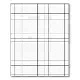 Black and White Geometric Modern Black White Grid Geometric Area Rug