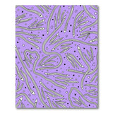 Purple Tribal Serpent Area Rug