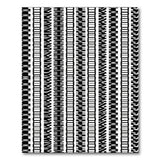 Bold Zigzag Stripe Black White Geometric Rug