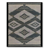 Southwestern Beige Geometric Diamond Woven Area Rug