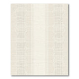 Beige and Neutral Beige Geometric Lattice Area Rug