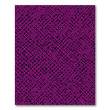 Pink Vibrant Pink Maze Geometric Area Rug