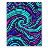 Multi-color and Patterns Vibrant Swirl Abstract Area Rug