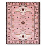 Heritage Tribal Pink Heritage Tribal Geometric Area Rug