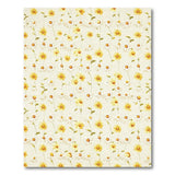 Yellow Daisy Floral Area Rug