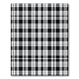 Bold Black White Buffalo Check Rustic Farmhouse Area Rug