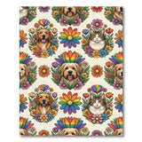 Rainbow Pets Floral Area Rug