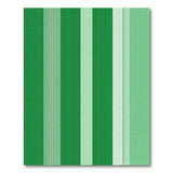 Vibrant Green Vertical Stripe Area Rug