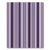 Purple Vertical Stripe Geometric Area Rug