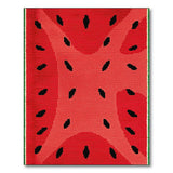 Multi-color and Patterns Watermelon Slice Fruit Pattern Rug