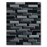 3D Grey Block Geometric Modern Area Rug