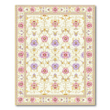 Ornate Pink Purple Floral Persian Area Rug