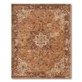 Brown Tan Traditional Persian Medallion Rug