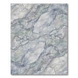 Blue Teal Marble Vein Area Rug