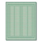 Green Gingham Checkered Farmhouse Area Rug