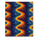 Winding Rainbow Peaks Area Rug
