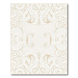 Elegant Cream Floral Swirl Area Rug