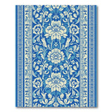 Indigo Floral Vintage Area Rug