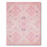 Traditional Persian Pink Blush Pink Persian Floral Area Rug