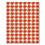 Bold Red White Gingham Checkered Area Rug
