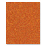 Orange Vibrant Orange Swirl Abstract Area Rug