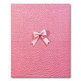 Fluffy Pink Shag Rug with Polka Dot Bow