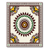 Heritage Tribal Sun Mandala Area Rug