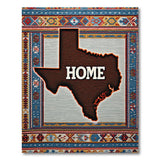 Texas 'Home' State Silhouette Area Rug