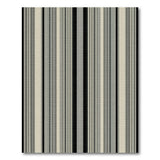 Black and White Bold Vertical Black White Striped Area Rug