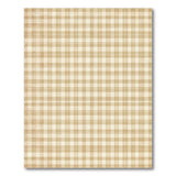 Distressed Beige Gingham Checkered Area Rug
