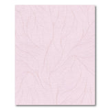 Blush Pink Flowing Waves Abstract Area Rug