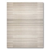 Beige and Neutral Beige Grey Striped Geometric Area Rug