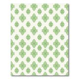 Green Clover Geometric Pattern Area Rug