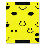 Playful Yellow Smiley Faces Area Rug