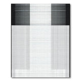 Black White Geometric Grid No. 11 Area Rug