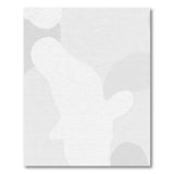 Grey Fluid Grey Abstract Area Rug