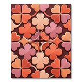 Layered Clover Mosaic Geometric Area Rug