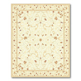 Exquisite Beige Floral Persian Area Rug