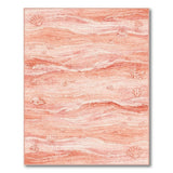 Pink Seashell Wave Washable Area Rug