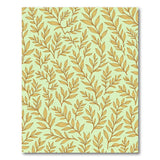 Golden Leaf Mint Green Area Rug
