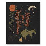 Witching You Happy Halloween Washable Area Rug