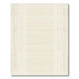 Beige and Neutral Modern Beige Geometric Grid Area Rug