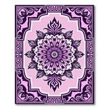 Purple Mandala Persian Traditional Persian Area Rug